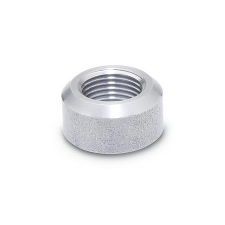 Otto Ganter Welding Socket with and without Collar, GN 7490